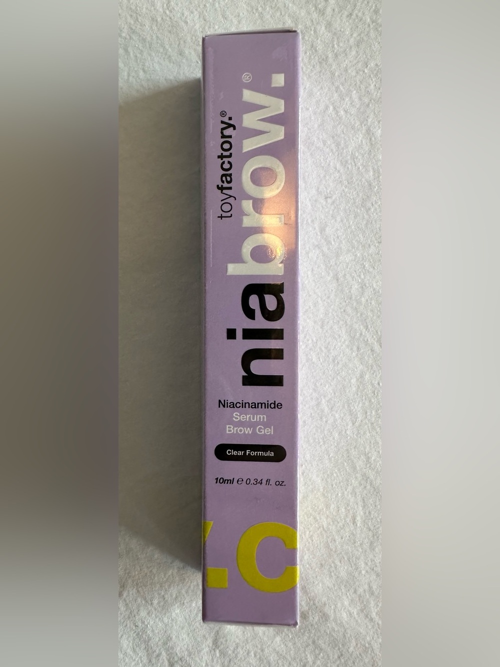 Niabrow Niacinamide Brow Gel Serum โ Lavender Clear Formula NIB!